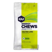GU Masticable Energético Energy Chews Salted Lime 12