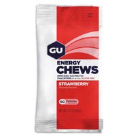 GU Masticable Energético Energy Chews Strawberry 12
