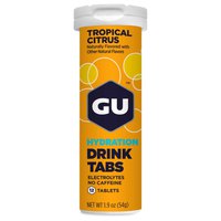 GU Comprimidos Hidratación Cítricos Tropicales