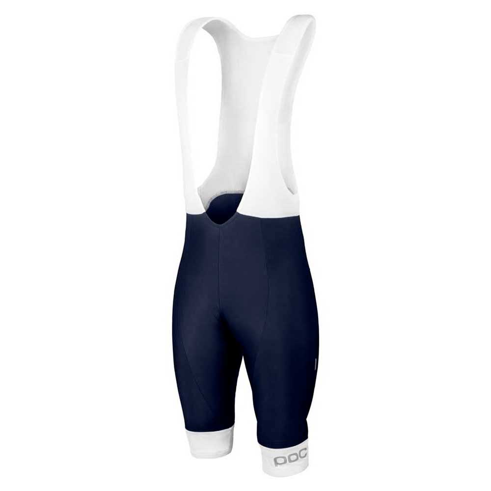 POC Women's Muti D Cycling Bib Shorts Navy Black/Hydrogen White size LARGE 