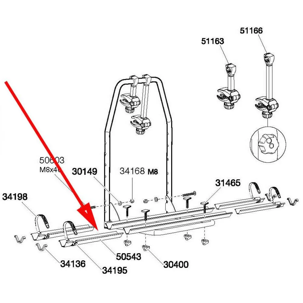 thule clip on 9105