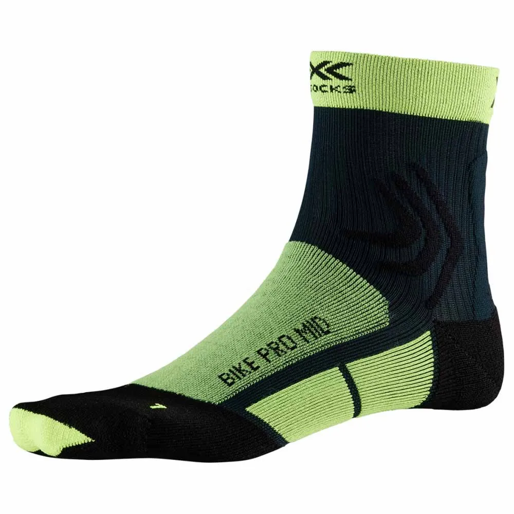 XSOCKS Pro Mid Green buy and offers on Bikeinn