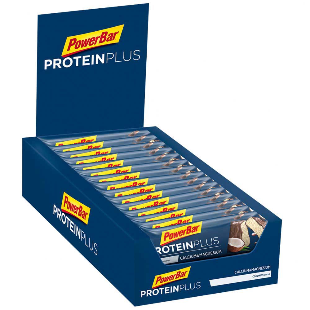 Powerbar Proteine Plus Minerali Units Scatola Di Barrette Energetiche Al Cocco 35g 30%