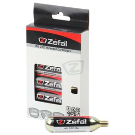 Zefal 16g Threaded CO2 Cartridges 6 Units
