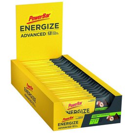 Powerbar Energize Advanced 55g 25 단위 개암 초콜릿 에너지 바 상자