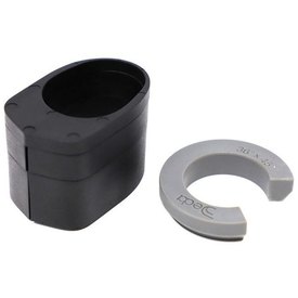 aluminio Ergotec spacer 1 1/8" negro Arena 2 mm