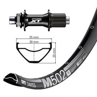 winora-roue-arriere-dt-swiss-m502-shimano-deore-xt-8-11s-29-cl-disc