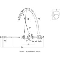 mavic-rear-hub-608-6001-lagersatz
