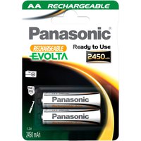 Panasonic Baterias Recarregáveis Evolta 1x2 NiMH Mignon AA 2450mAh