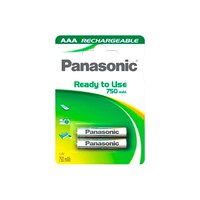 Panasonic Pronto Para Usar Baterias 1x2 NiMH Micro AAA 750mAh
