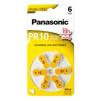 Panasonic PR 10 Zinc Air 6 Peças Baterias