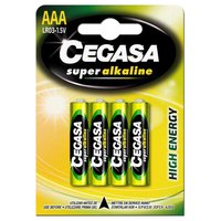 Cegasa 1x4 Super Alkaline AAA Batteries