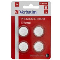 Verbatim 49533 CR 2032 Lithium Batterijen 4 Eenheden