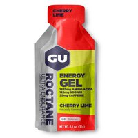 GU Géis Energia Roctane Ultra Endurance 32g Cherry E Lime