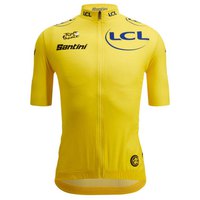 Santini Replica Tour De France 总领跑者 2022 短的 袖子 球衣