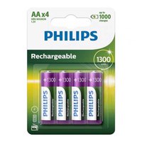Philips R6B4A130 Pack Oplaadbare AA-batterijen