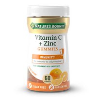 Natures bounty Vitamin C + Zinc 60 Gummies