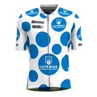 Santini GPM 领先者 La Vuelta 官方 2023 短的 袖子 球衣