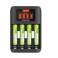 Gp batteries Batterier Laddare Peakpower Super Fast 1000mAh 4 Enheter