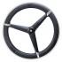 PRO 3-Spoke Wheel 3K Carbon/Aluminium Rim Rennrad-Vorderrad
