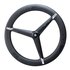 PRO 3 Spoke Carbon Tubular Road Front Wheel