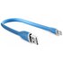 Puro Cable USB-Lightning MFI 2.4A 0.2m azul