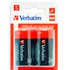 Verbatim 1x2 Alkaline Mono D LR 20 49923 Batteries