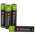 Verbatim AAA Rechargeable Battery 4 Units